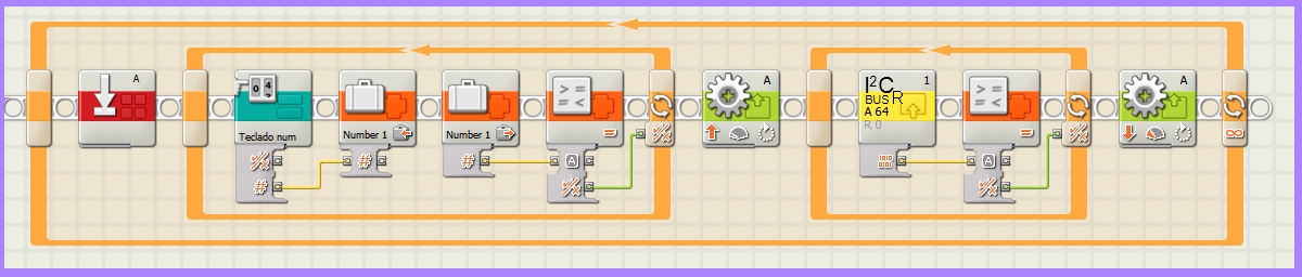 Teclado numerico casero 13 para LEGO Mindstorms NXT